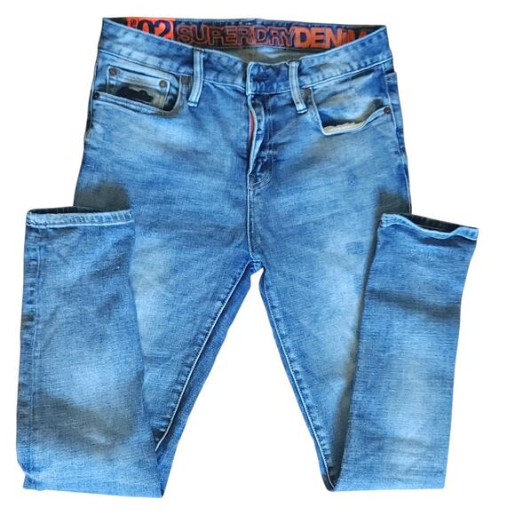 Superdry Denim Travis 02 Skinny Jeans Men 30 x 32 - Picture 2 of 9